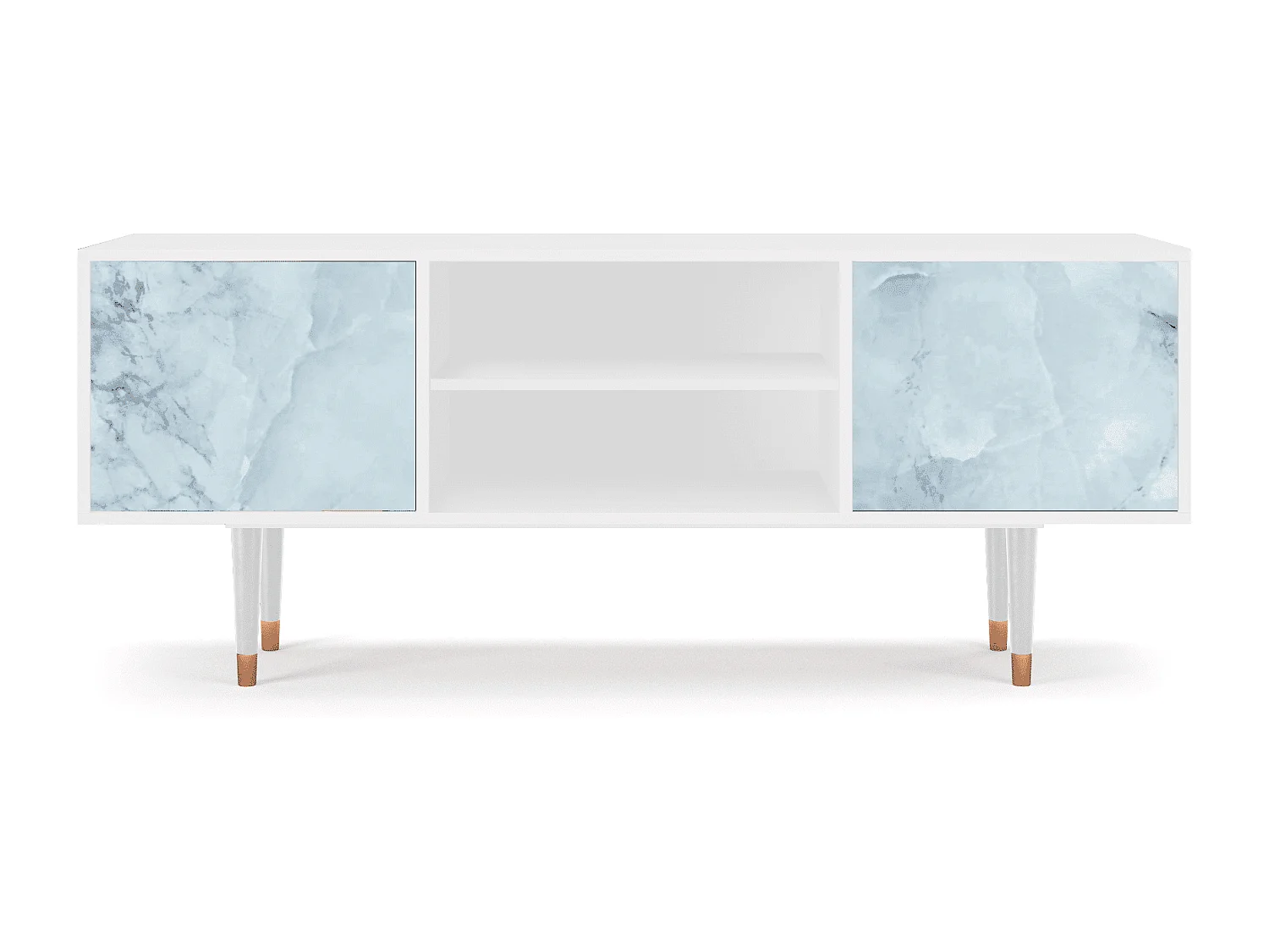 TV-Möbel - 170х69х48 cm - T2 - Glacial Colour, Weiß