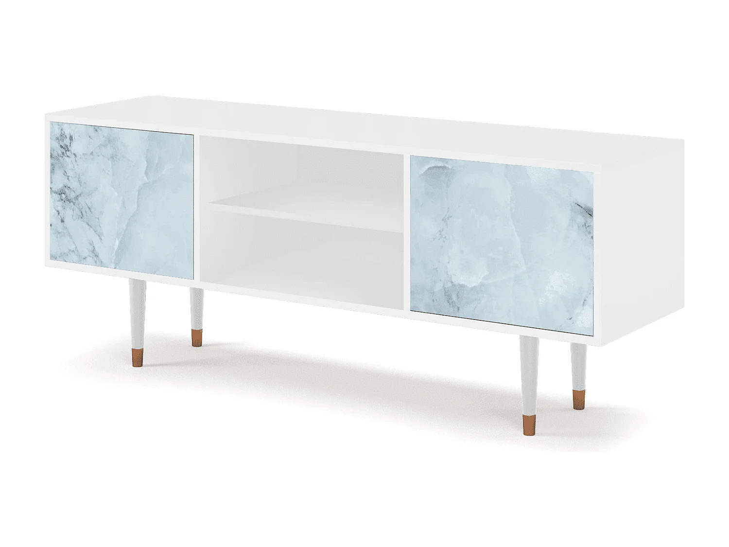 TV-Möbel - 170х69х48 cm - T2 - Glacial Colour, Weiß