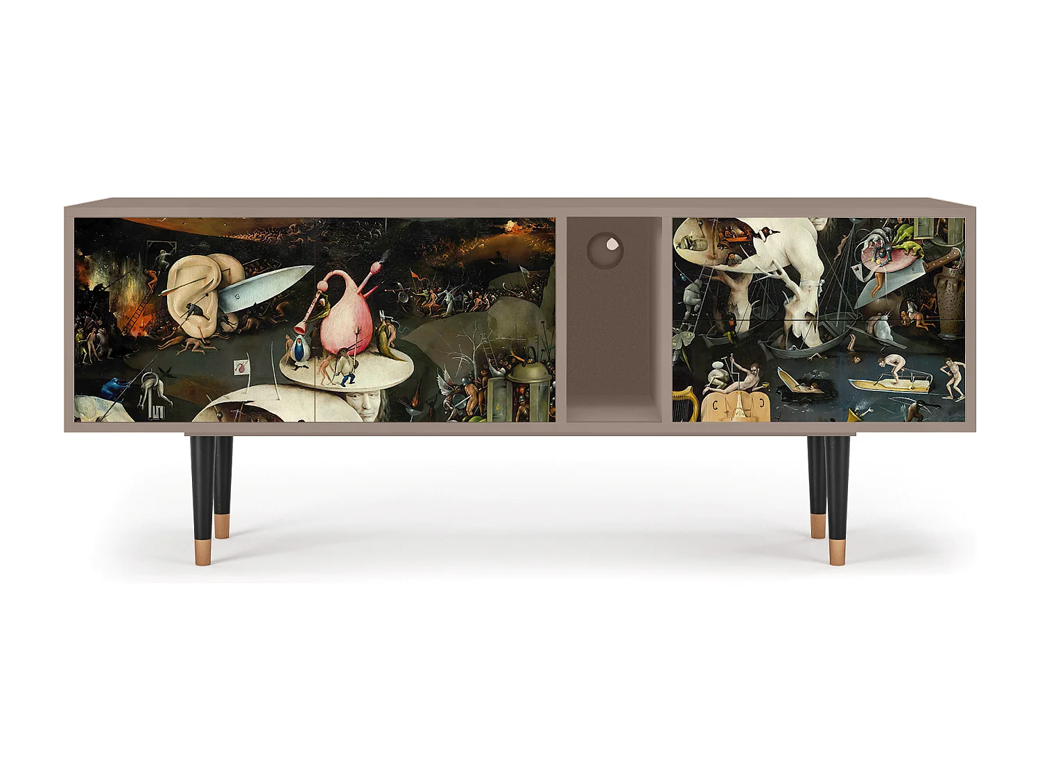 Mobile TV - 170х69х48 cm - T1 - The Garden 2, Latte
