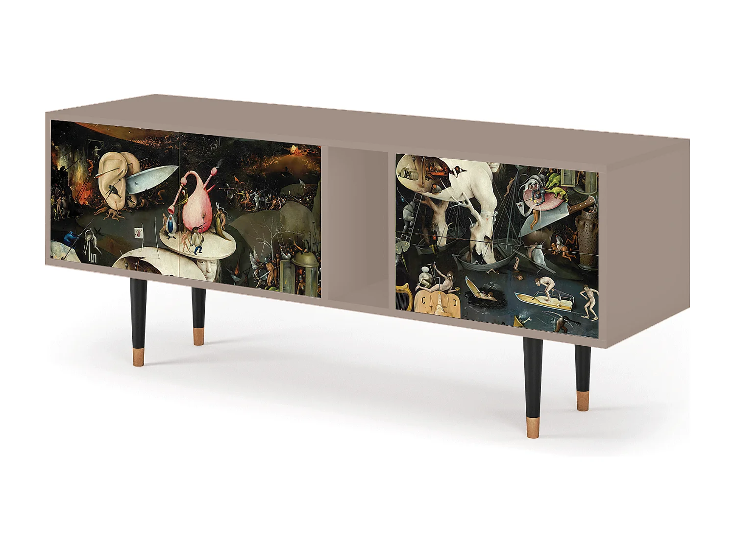 Mobile TV - 170х69х48 cm - T1 - The Garden 2, Latte