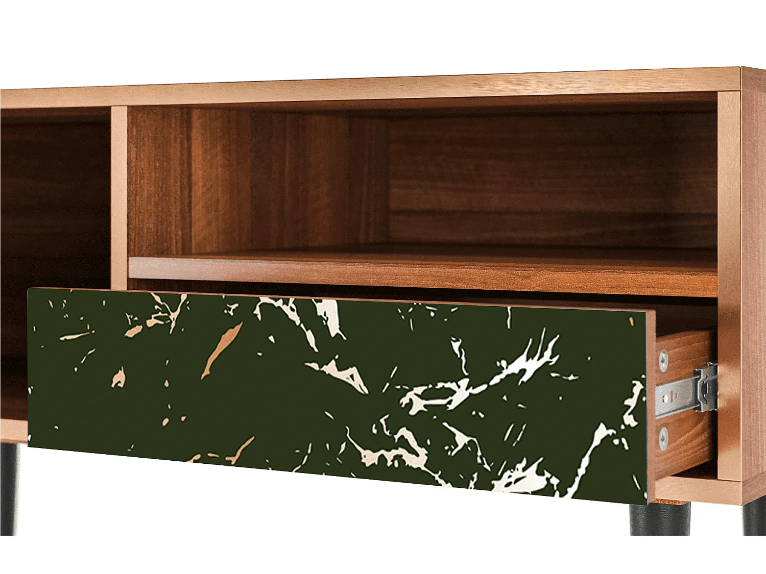 Mueble de TV - 115х59х48 cm - T3 - Amazon Forest, Nogal
