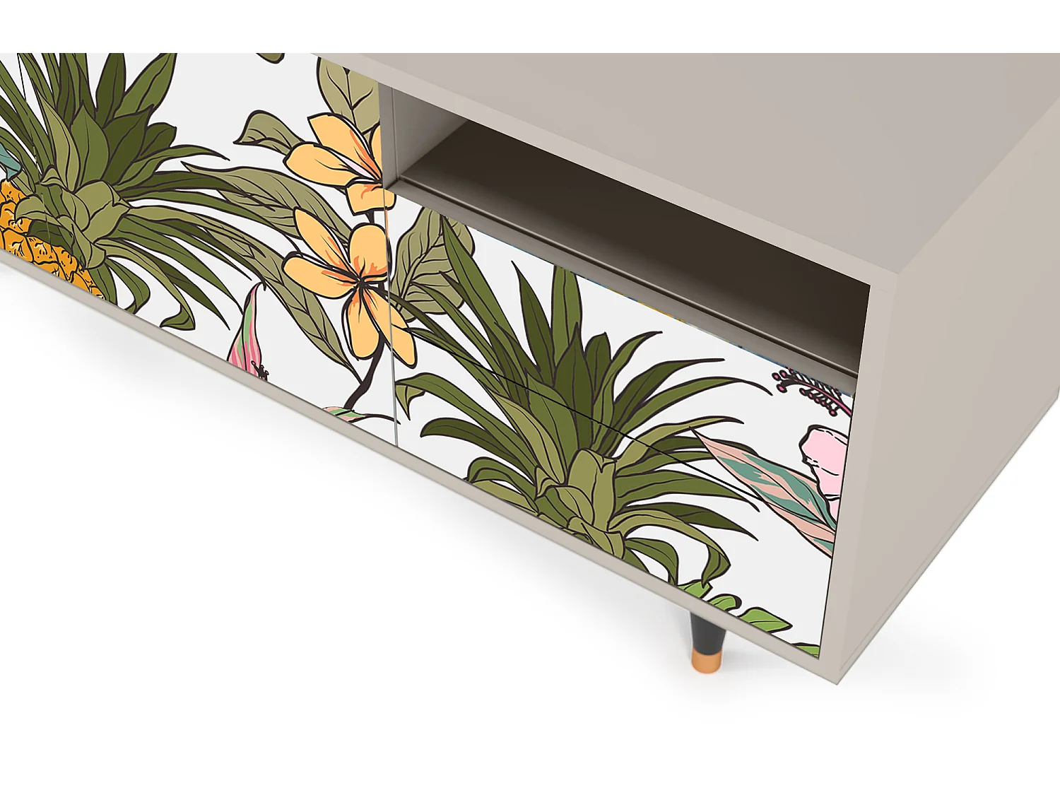 Mobile TV - 125х56х41 cm - T7 - Estival Fruit, Sabbia