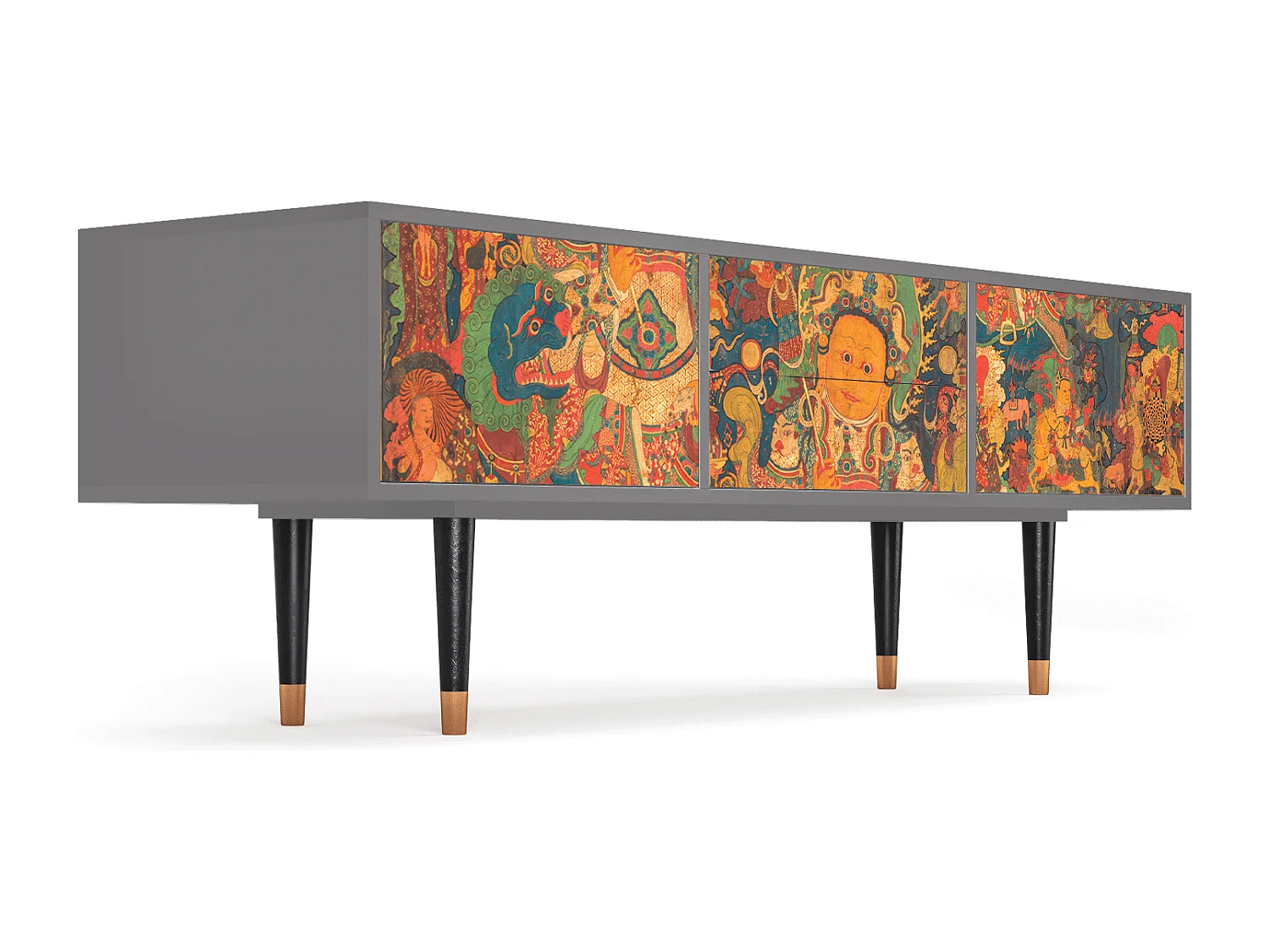 Meuble TV - 170х59х48 cm - T4 - God by Vaisravana , Gris