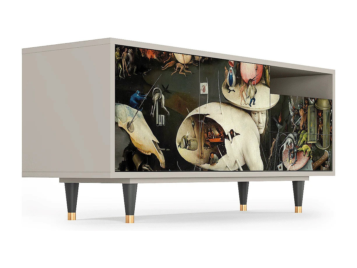 Mueble de TV - 125х56х41 cm - T7 - Christ in Limbo, Areia