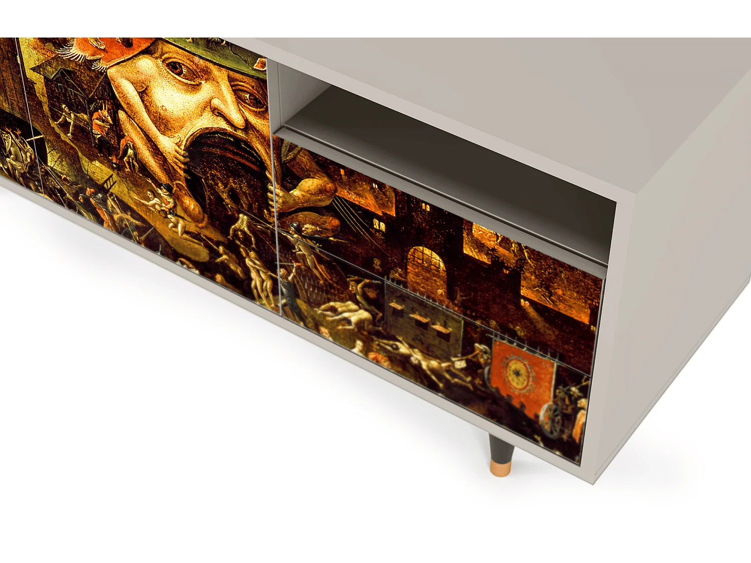 Mueble de TV - 125х56х41 cm - T7 - Christ in Limbo, Areia