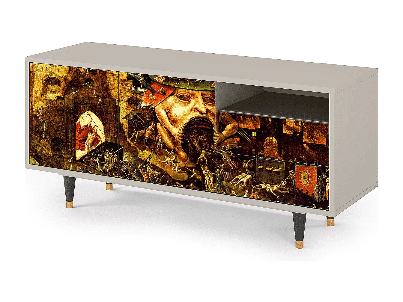 TV-Möbel - 125х56х41 cm - T7 - Christ in Limbo, Sand