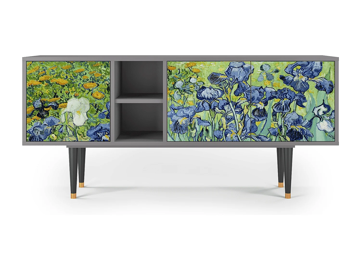 TV-Möbel - 150х69х41 cm - T5 - Irises , Grau