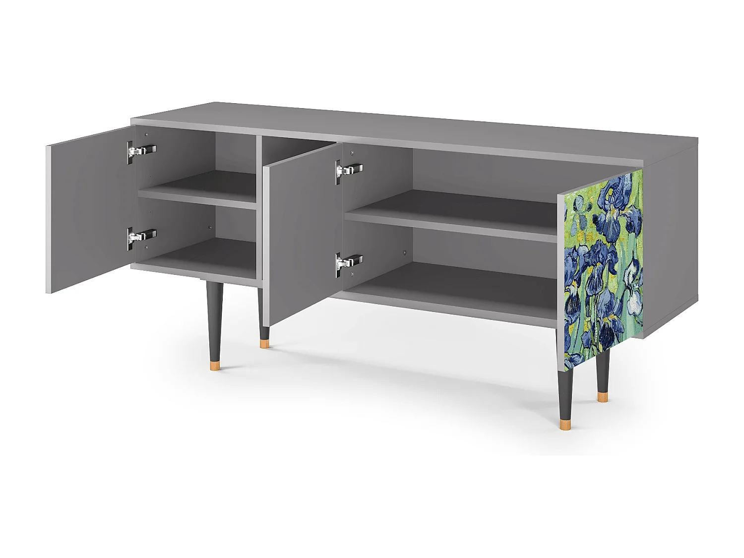 TV-Möbel - 150х69х41 cm - T5 - Irises , Grau