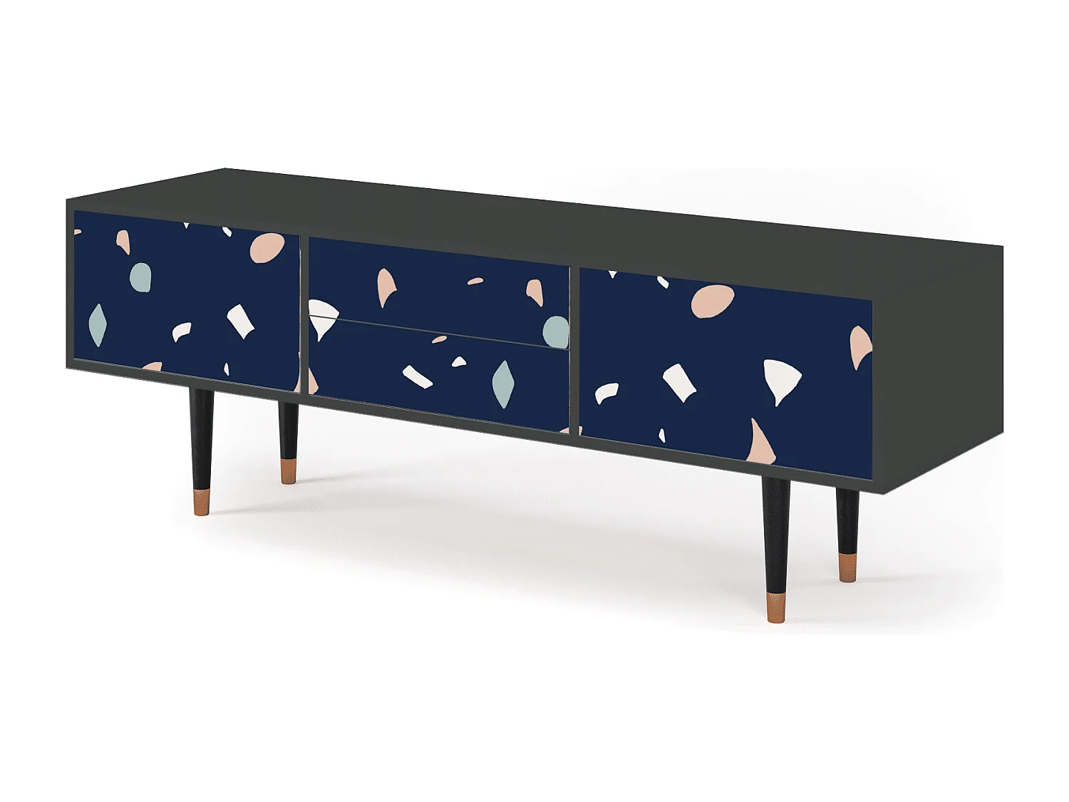 Mueble de TV - 170х59х48 cm - T4 - Space Satellites, Antracite