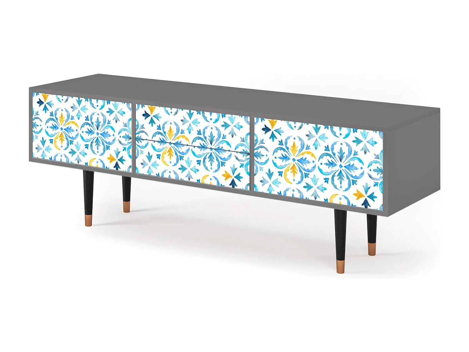 TV-meubel - 170х59х48 cm - T4 - Lisbon Flover, Grijs