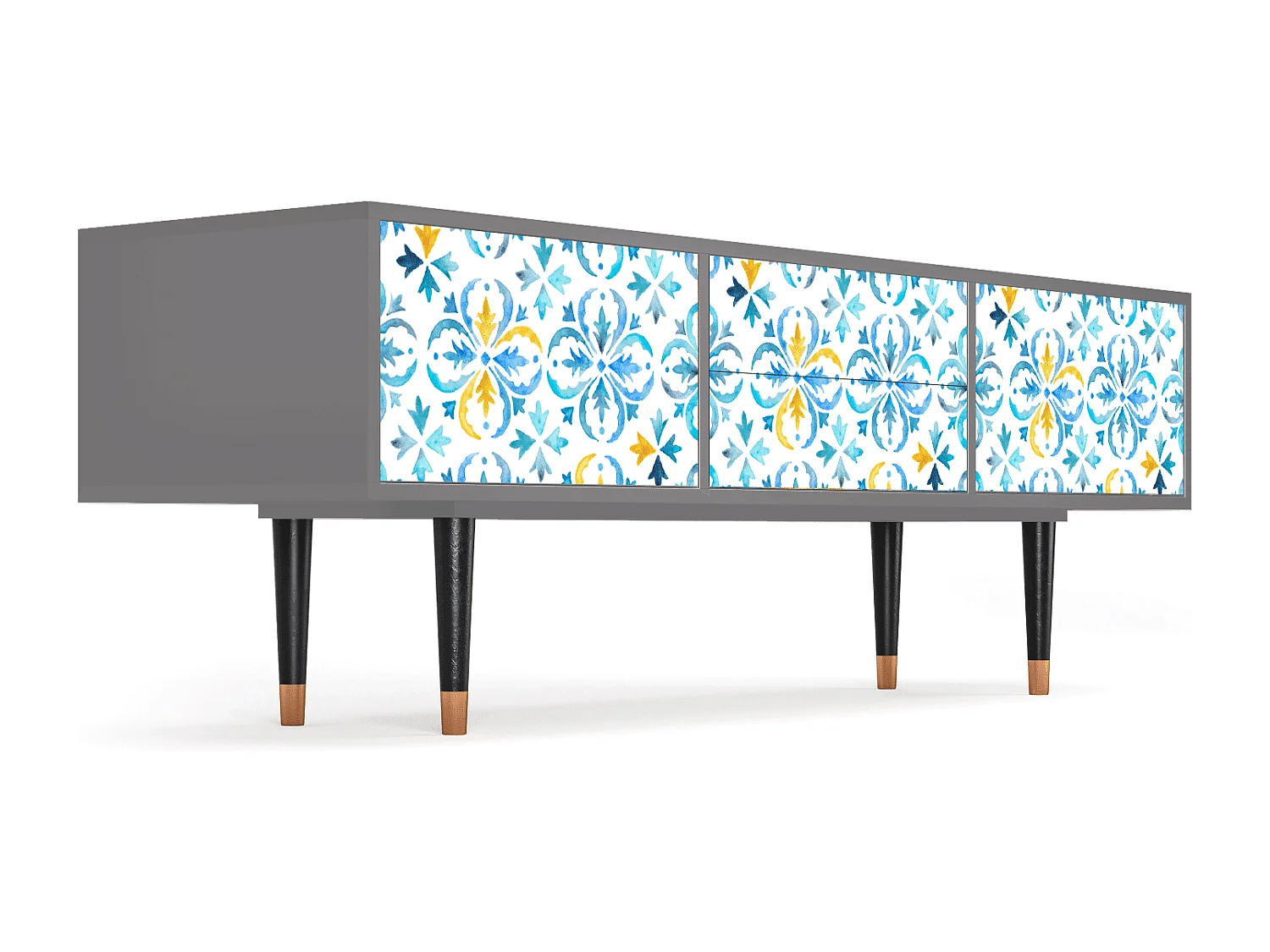 TV-meubel - 170х59х48 cm - T4 - Lisbon Flover, Grijs