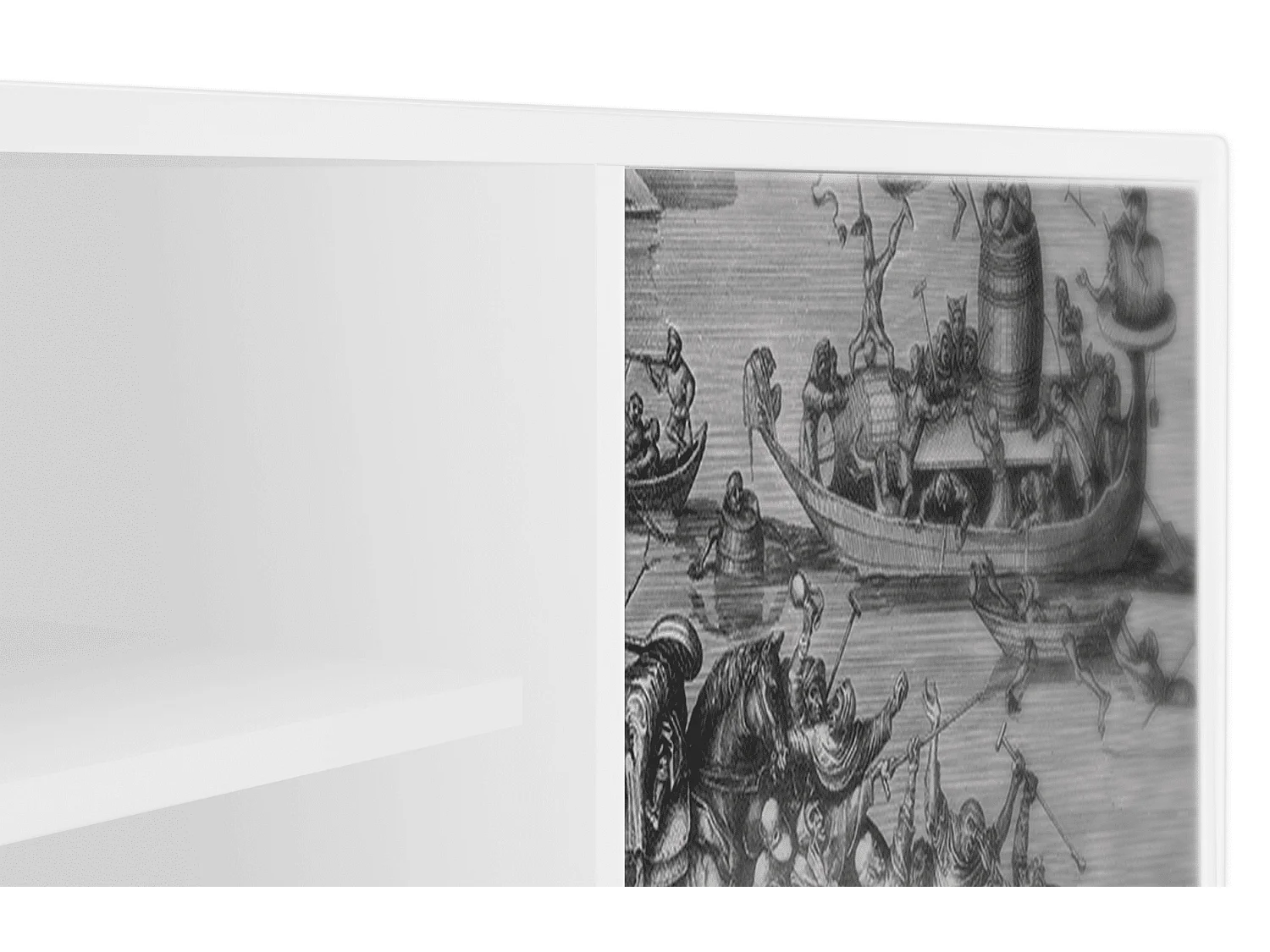 Mueble de TV - 170х69х48 cm - T2 - Saint Martin, Branco