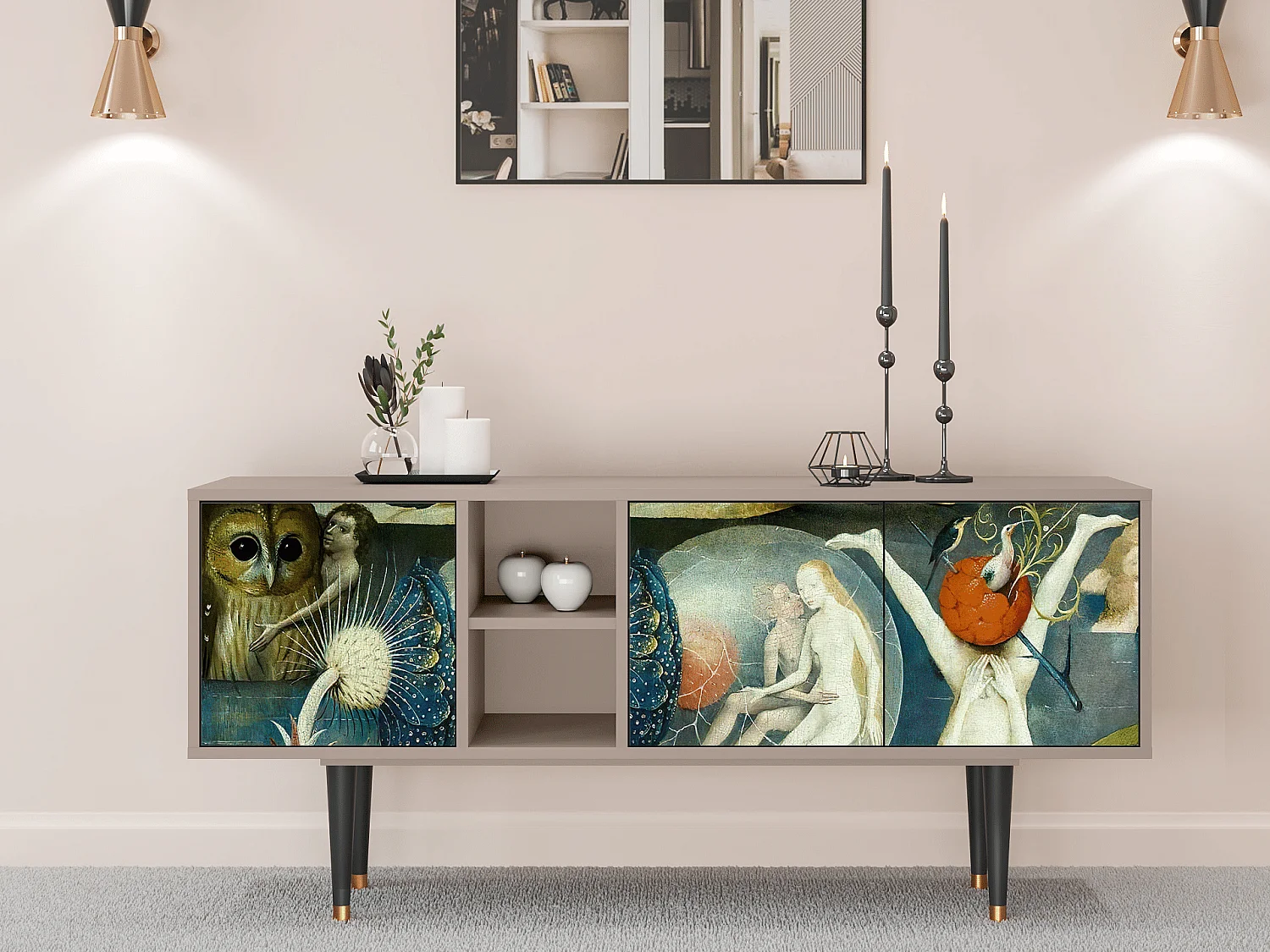 TV-meubel - 150х69х41 cm - T5 - The Garden Of by Bosch, Latte