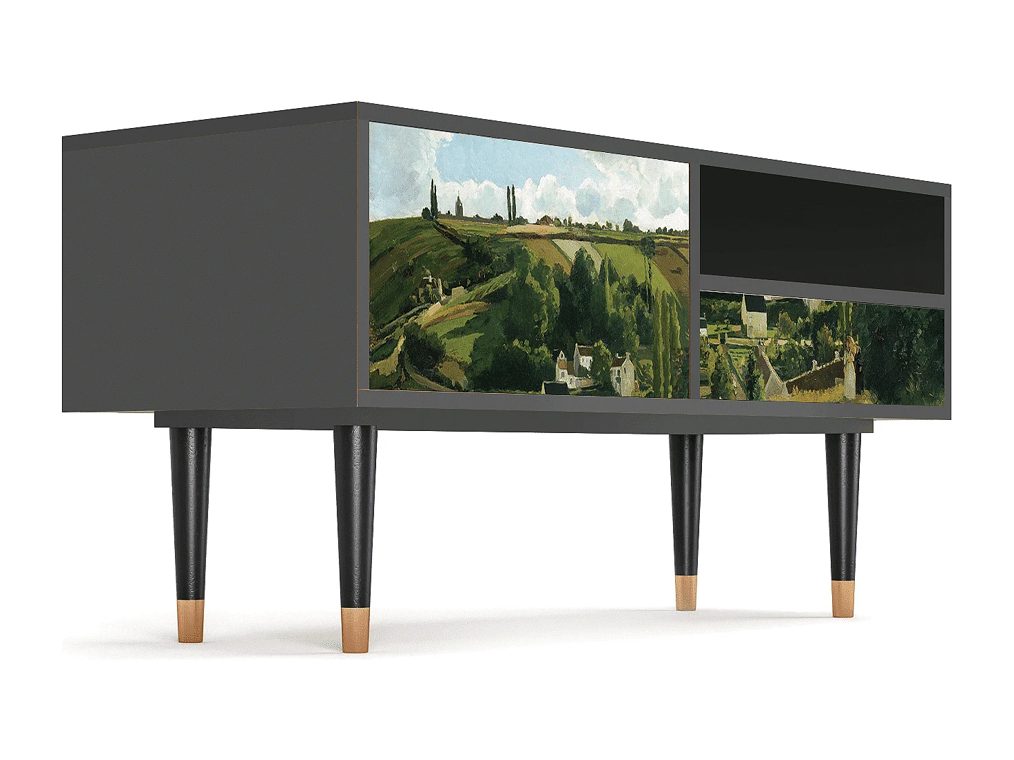 Meuble TV - 115х59х48 cm - T3 - Jalais Hill by Pissarro, Anthracite