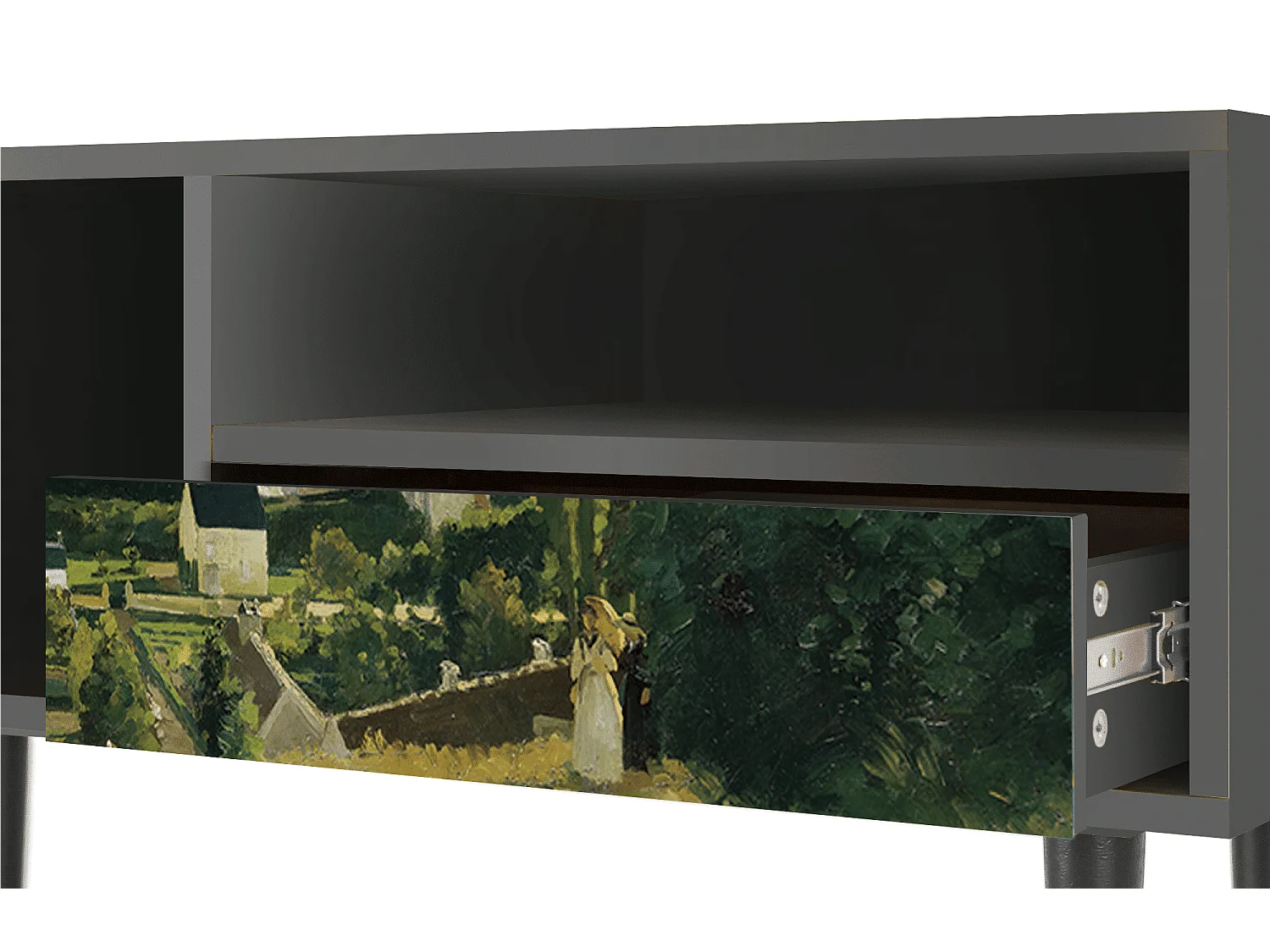 Meuble TV - 115х59х48 cm - T3 - Jalais Hill by Pissarro, Anthracite