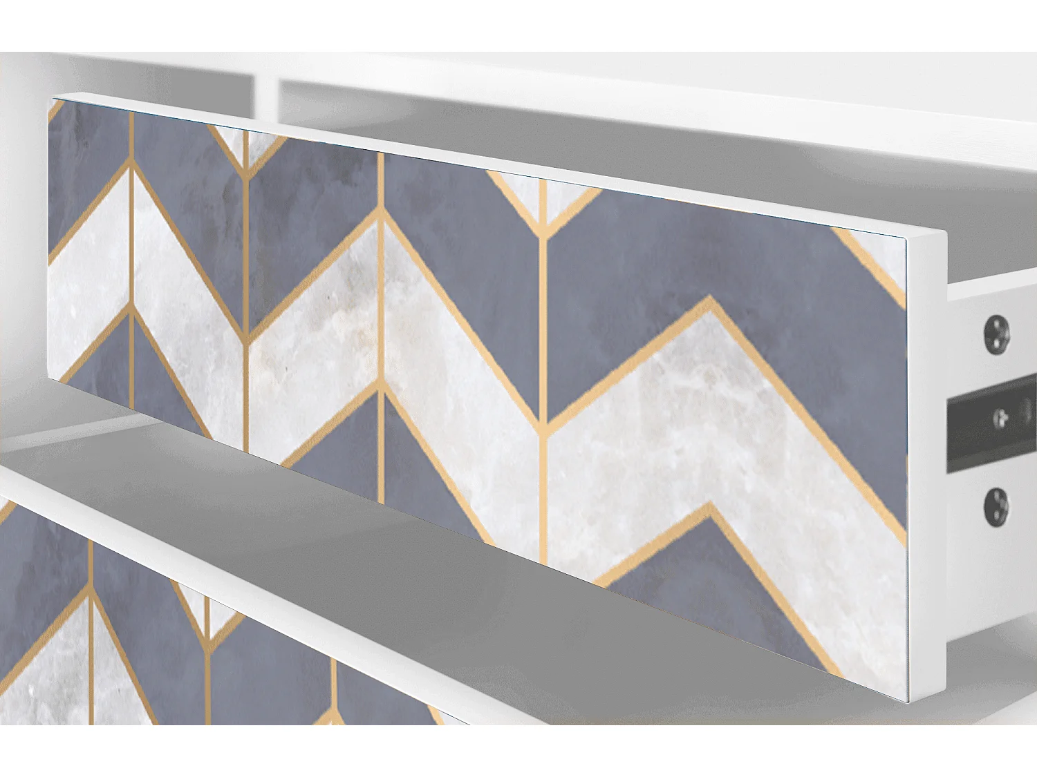 Meuble TV - 170х59х48 cm - T4 - Ideal Harmony, Blanc