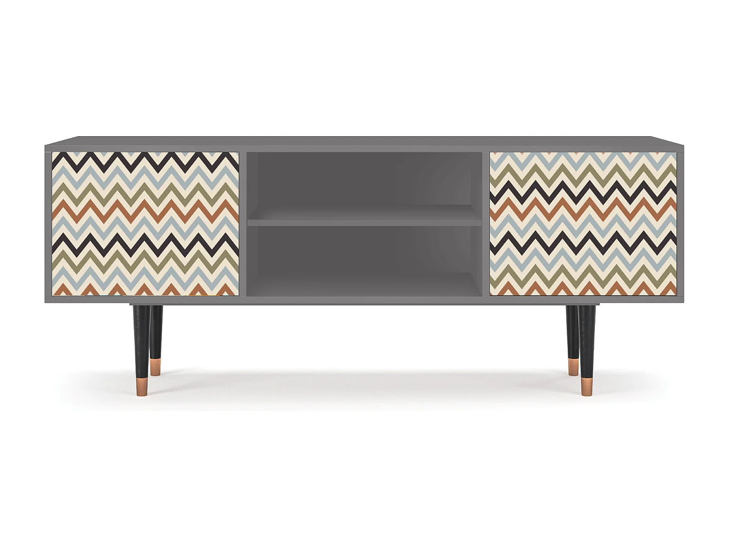 TV-meubel - 170х69х48 cm - T2 - Bright Ripple, Grijs