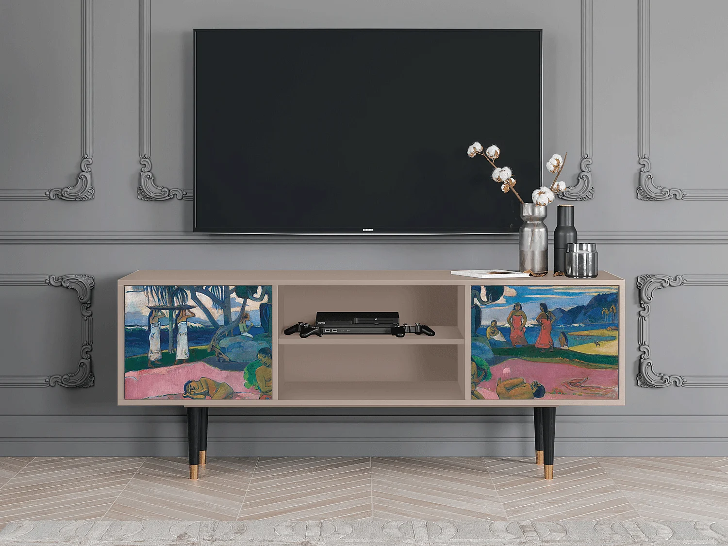 TV-Möbel - 170х69х48 cm - T2 - Day of the God, Latte