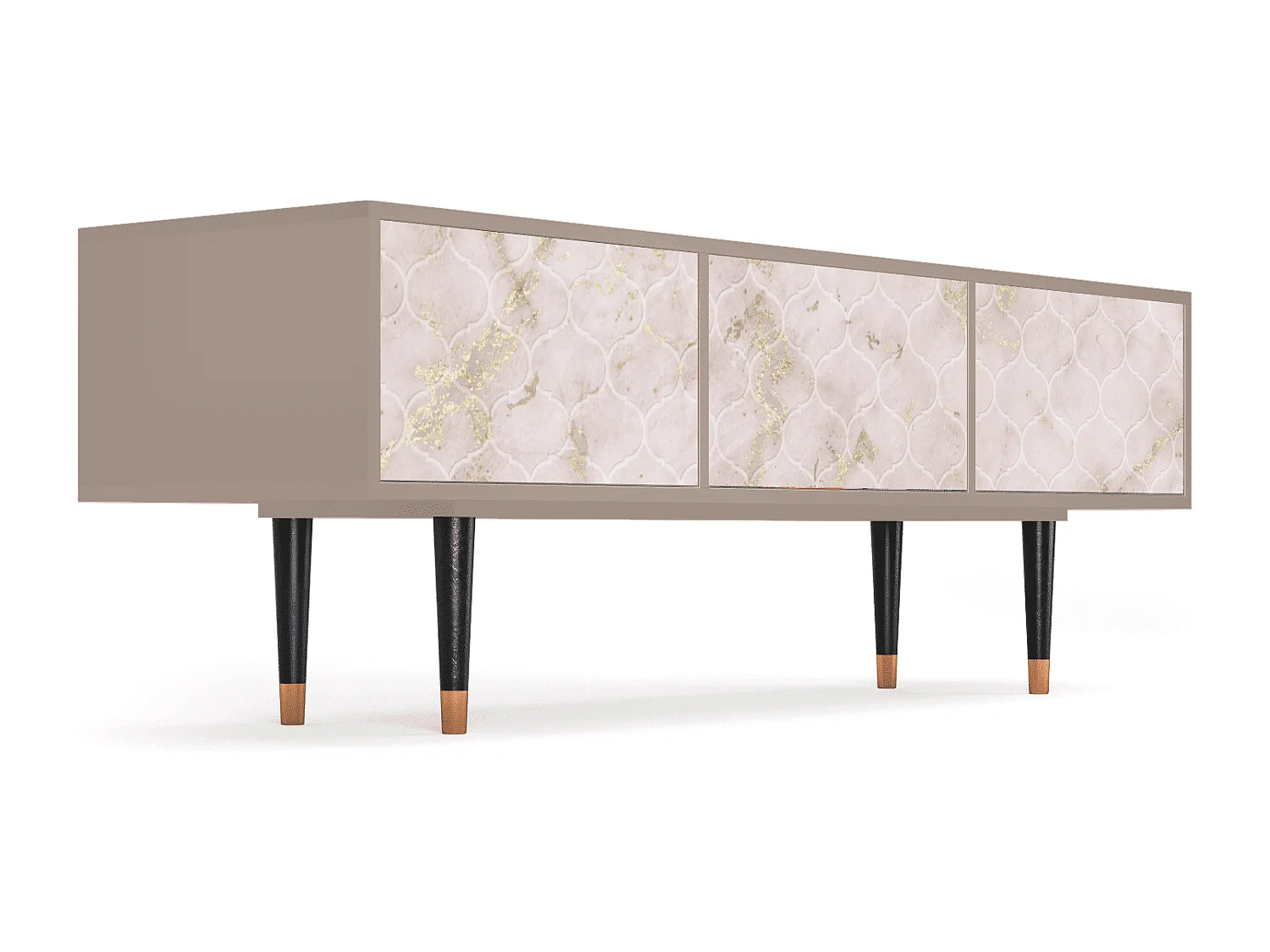 Meuble TV - 170х59х48 cm - T4 - Dirty Roses, Latte