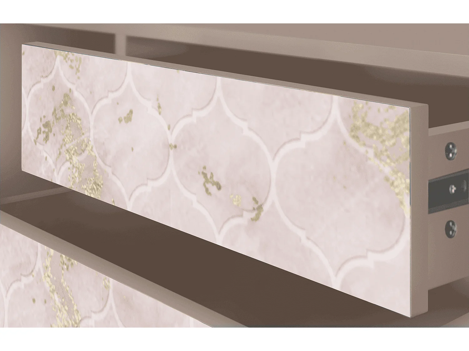 Meuble TV - 170х59х48 cm - T4 - Dirty Roses, Latte