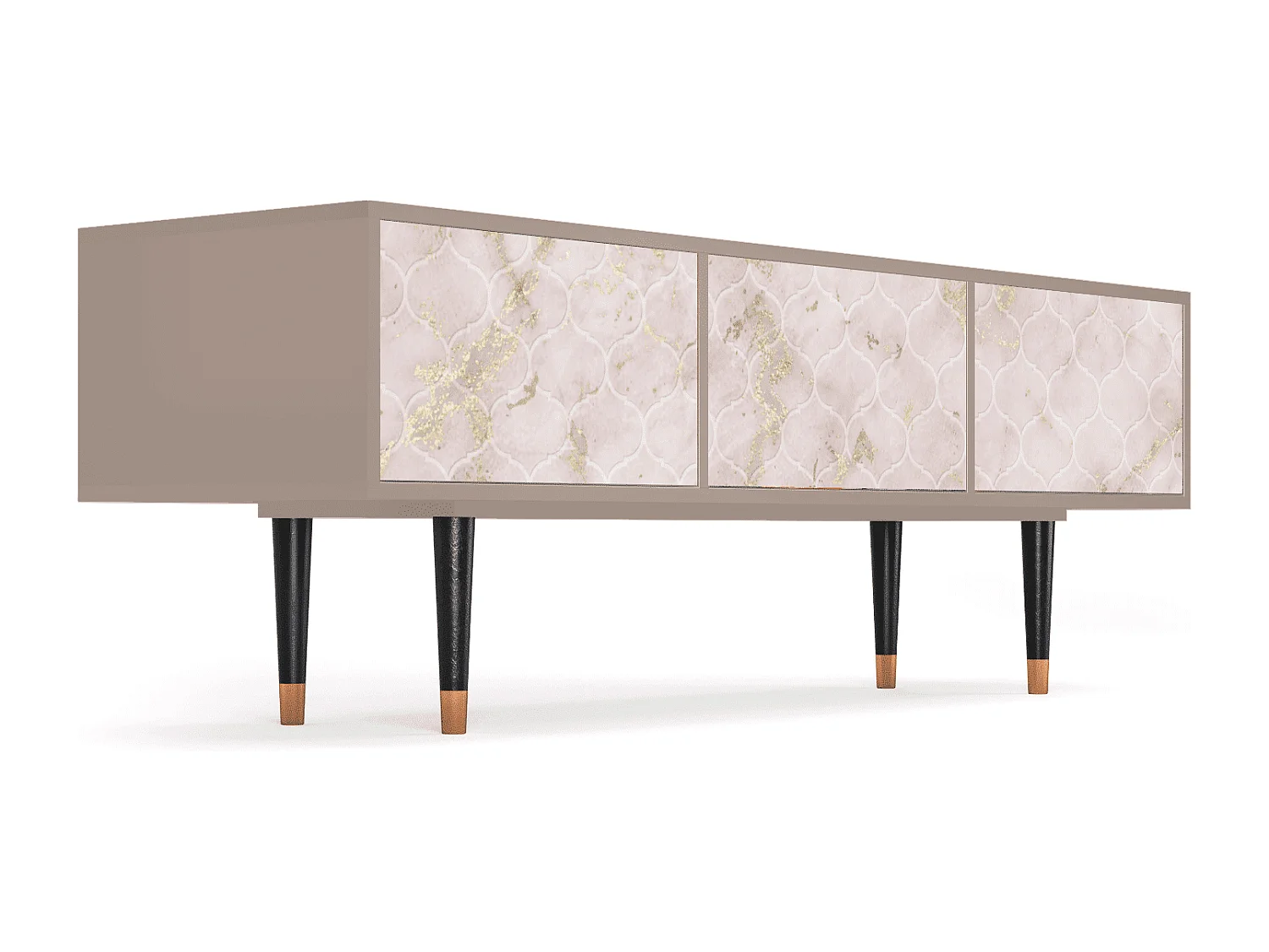 TV-Möbel - 170х59х48 cm - T4 - Dirty Roses, Latte