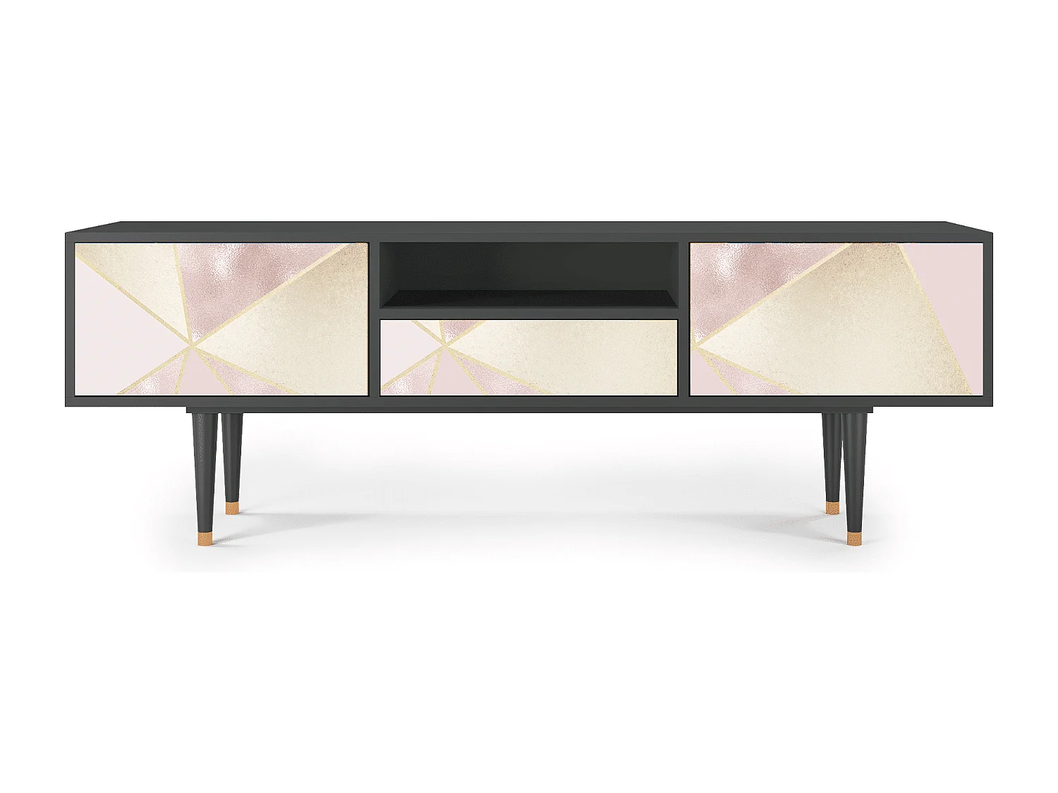 Meuble TV - 170х59х41 cm - T6 - Cosmopolitan Diva, Anthracite