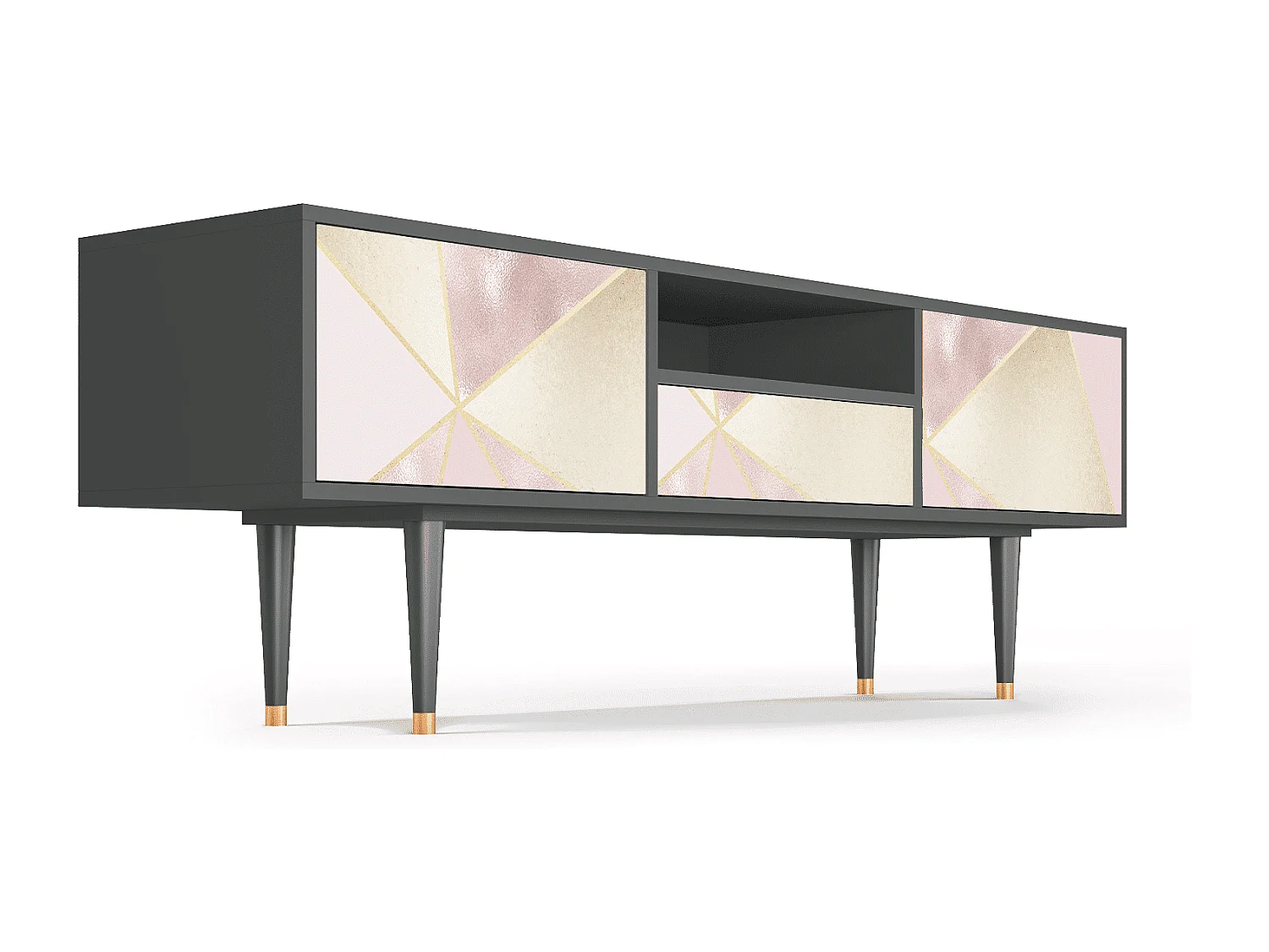 Meuble TV - 170х59х41 cm - T6 - Cosmopolitan Diva, Anthracite