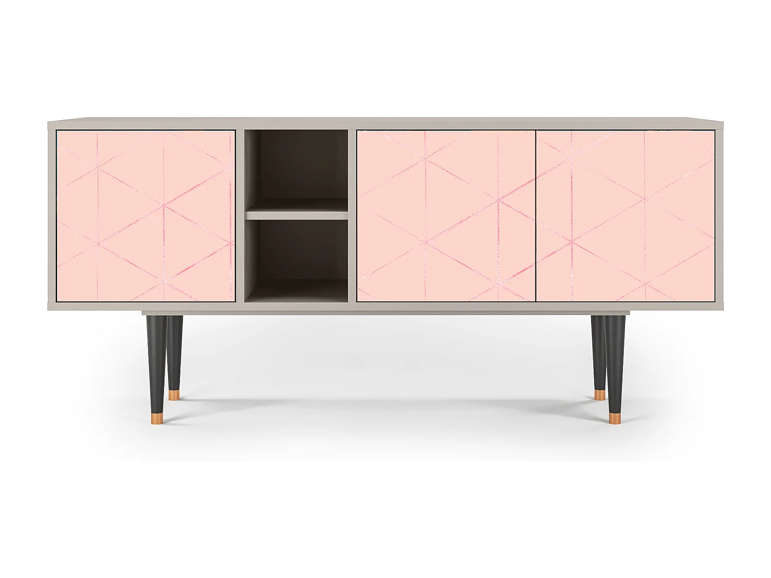 TV-meubel - 150х69х41 cm - T5 - Rose Quartz, Zand