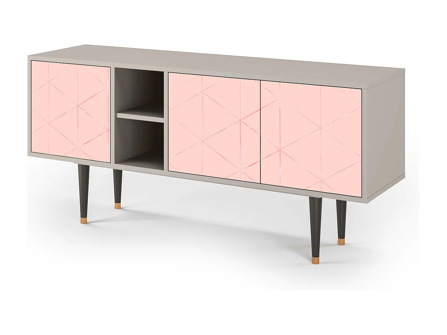 TV-meubel - 150х69х41 cm - T5 - Rose Quartz, Zand