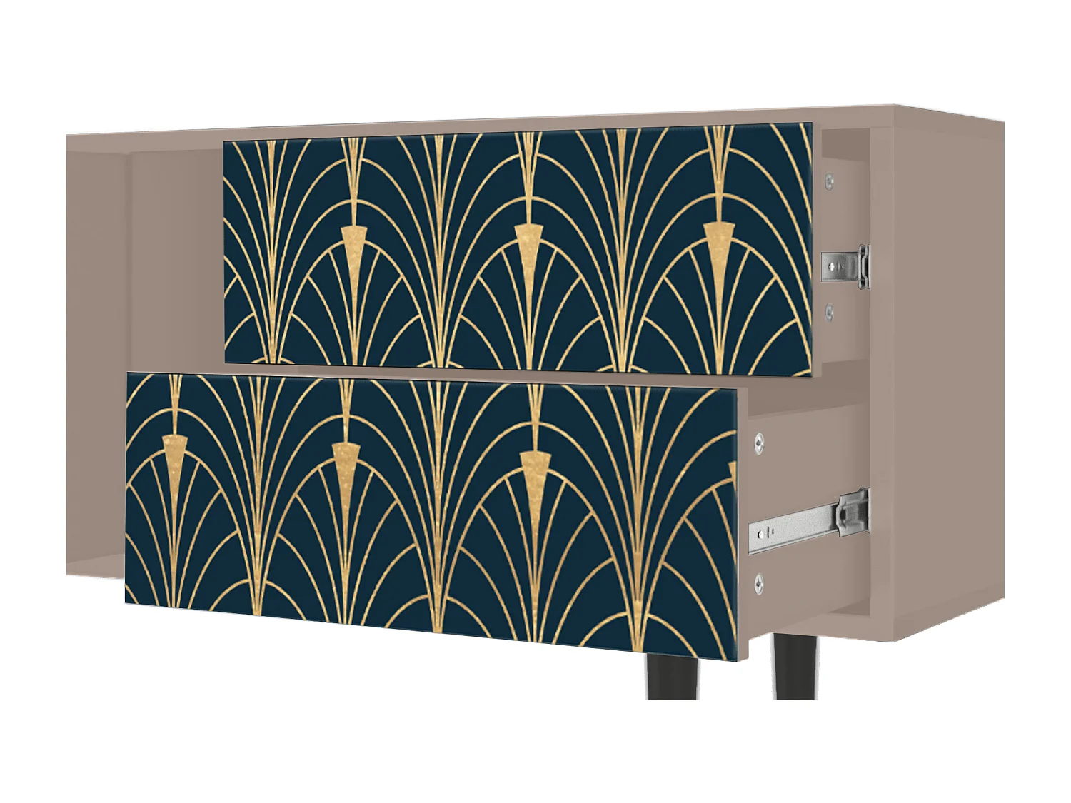 Meuble TV - 170х69х48 cm - T1 - Flower of the Nile, Latte