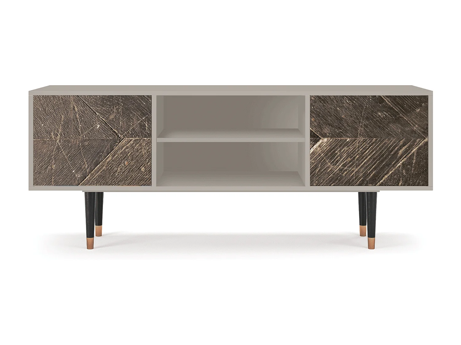 Szafka RTV - 170х69х48 cm - T2 - Wise Tree, Piaskowy