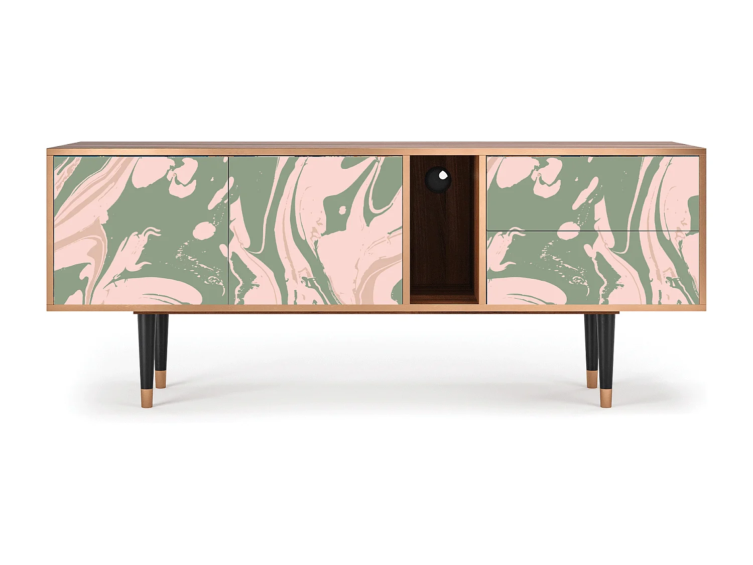 Mobile TV - 170х69х48 cm - T1 - Aquarelle, Noce