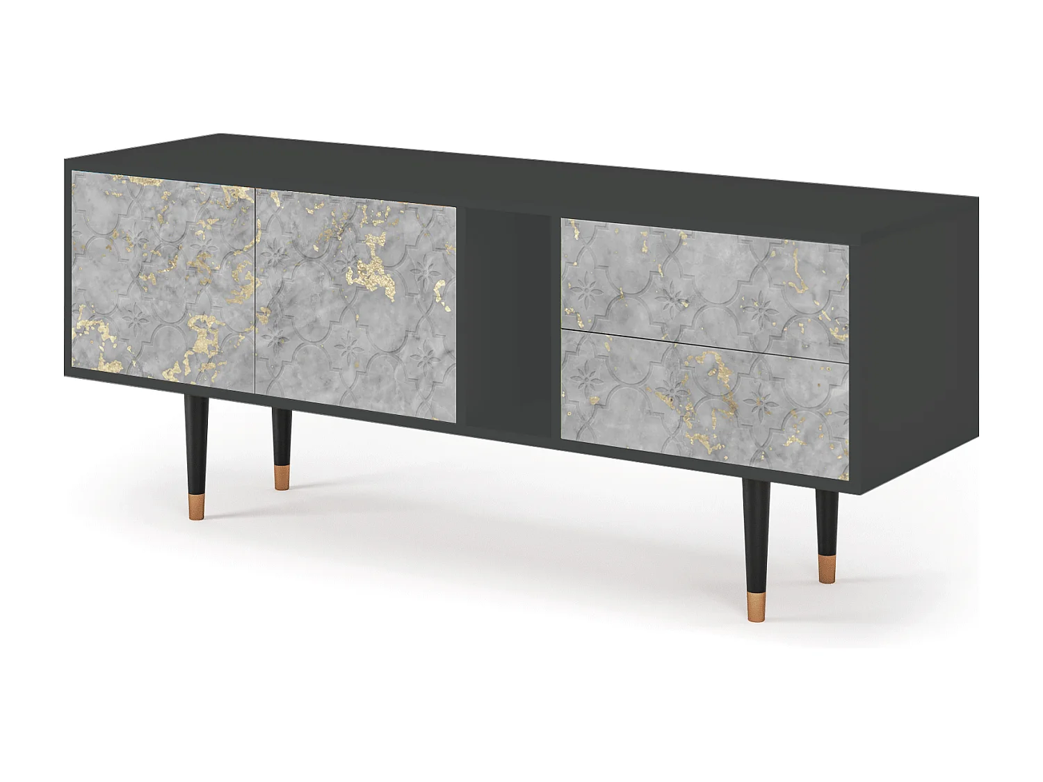 Mobile TV - 170х69х48 cm - T1 - Mariana Trench, Antracite