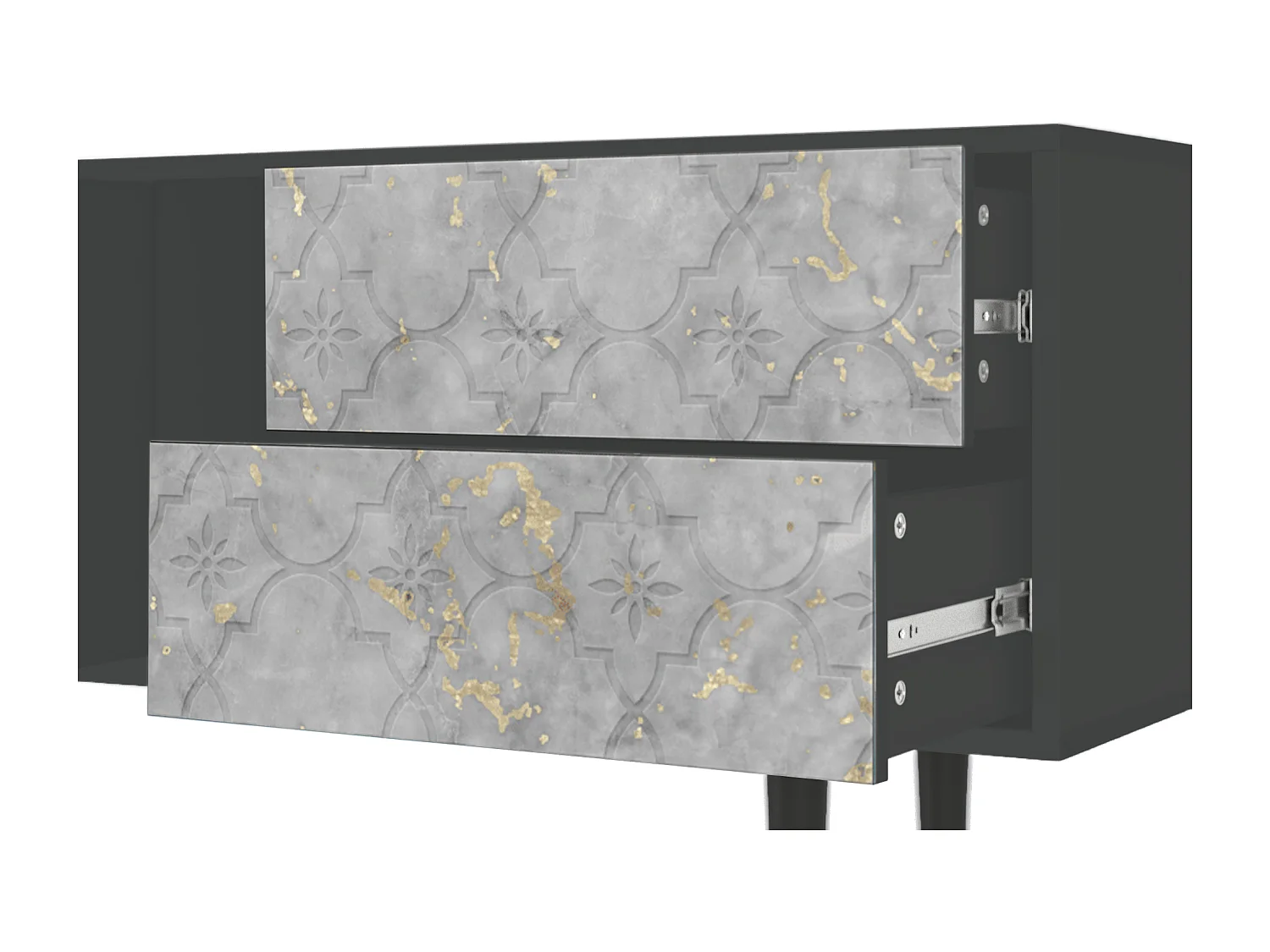 Mobile TV - 170х69х48 cm - T1 - Mariana Trench, Antracite