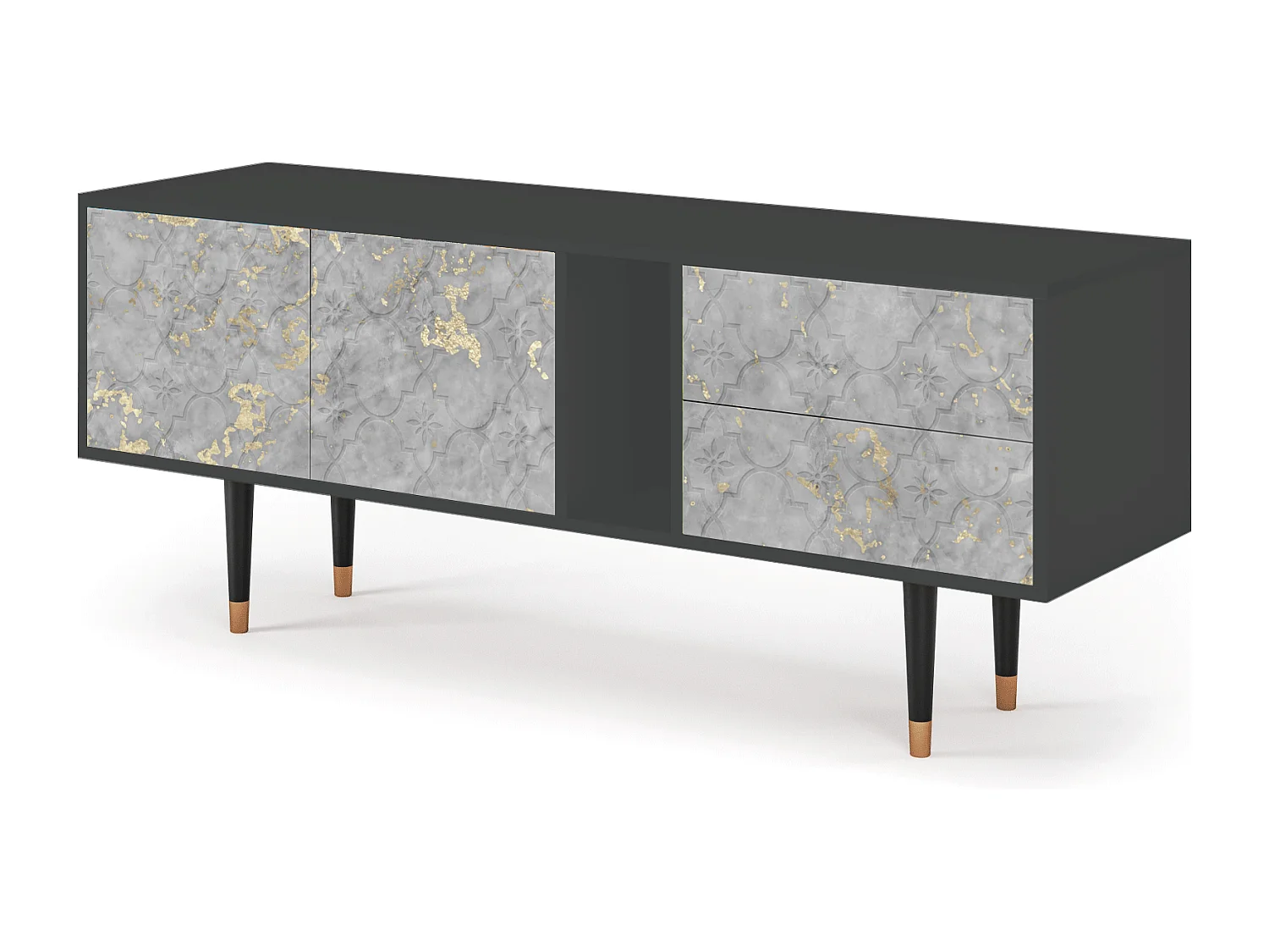 Meuble TV - 170х69х48 cm - T1 - Mariana Trench, Anthracite