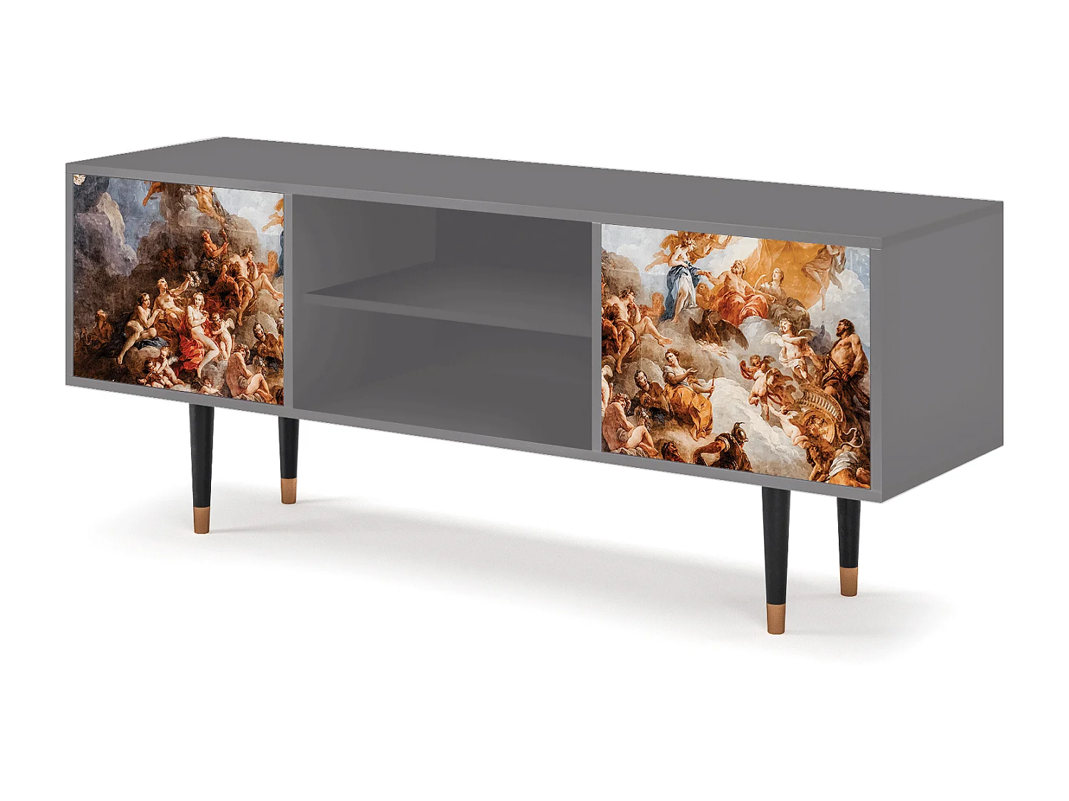 TV-Möbel - 170х69х48 cm - T2 - Versailles, Grau