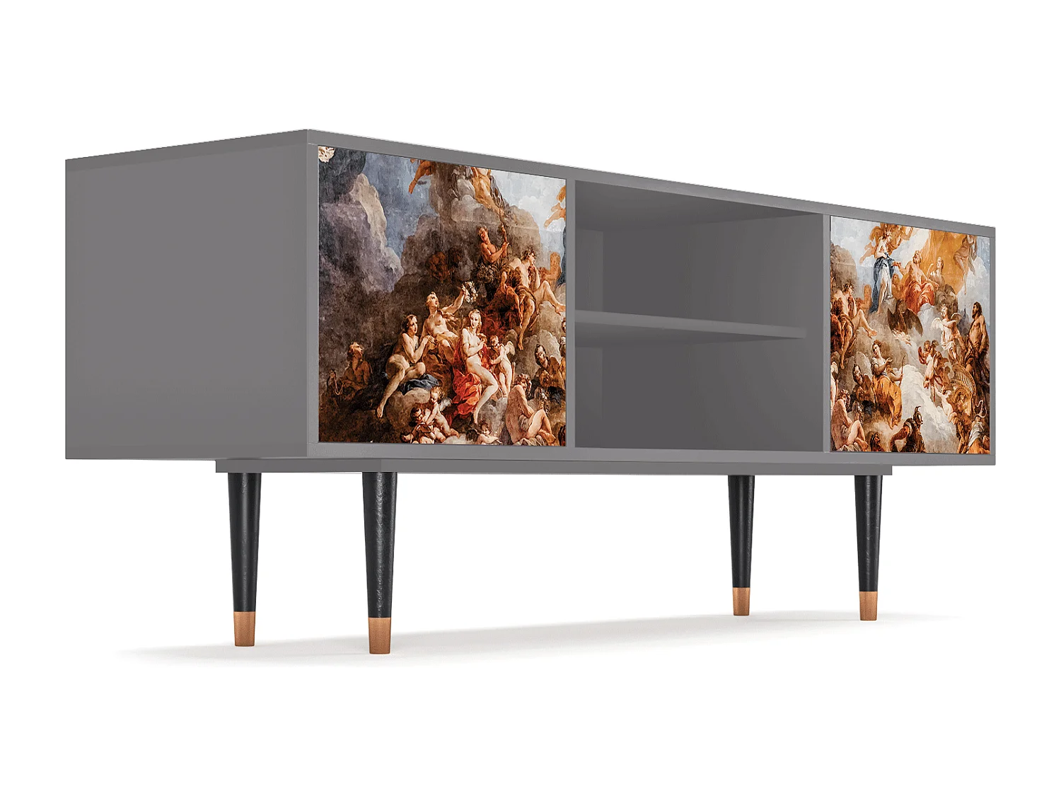 TV-Möbel - 170х69х48 cm - T2 - Versailles, Grau