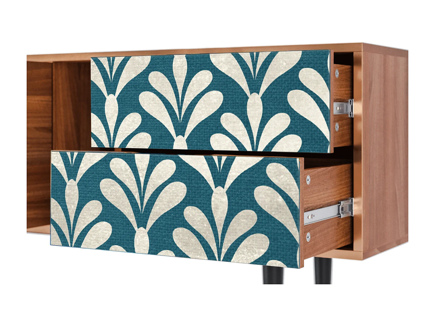 TV-Möbel - 170х69х48 cm - T1 - Milky Tears, Walnuss