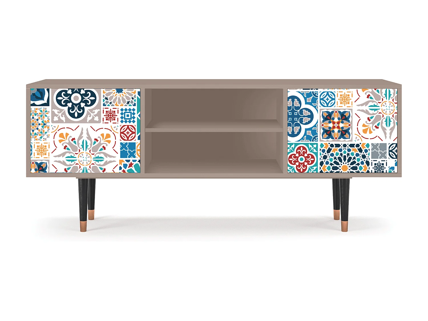 Meuble TV - 170х69х48 cm - T2 - Moroccan Market, Latte