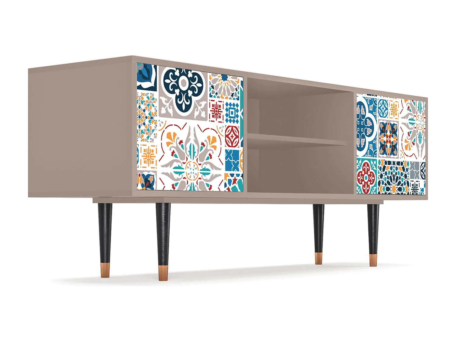 Meuble TV - 170х69х48 cm - T2 - Moroccan Market, Latte