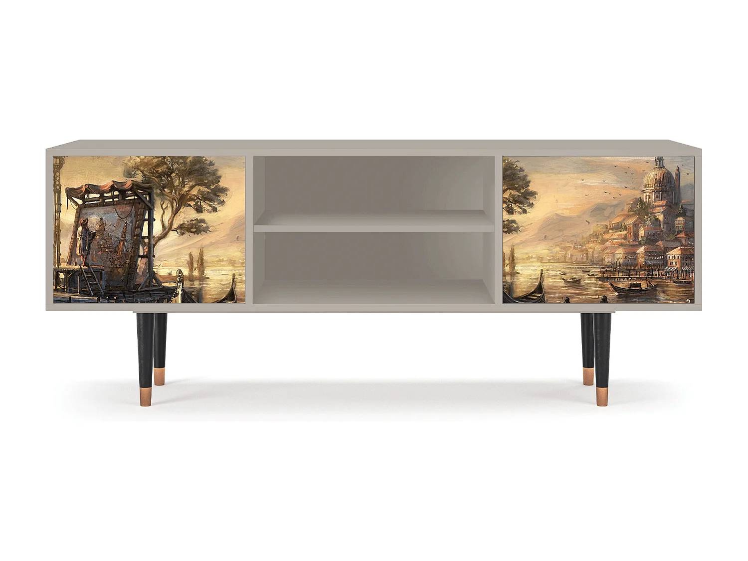 Mobile TV - 170х69х48 cm - T2 - Venice, Sabbia