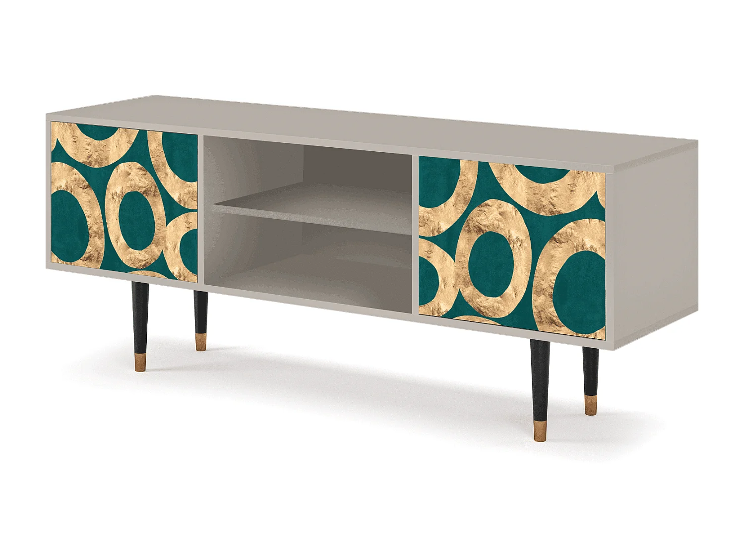 Mobile TV - 170х69х48 cm - T2 - Zircon Sphere, Sabbia