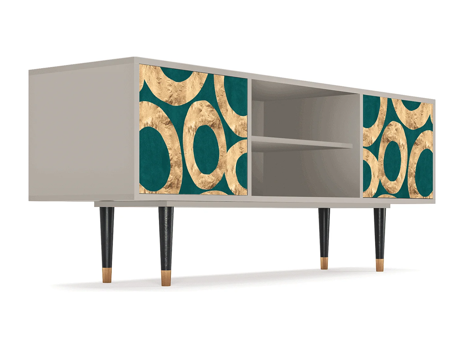 Mobile TV - 170х69х48 cm - T2 - Zircon Sphere, Sabbia