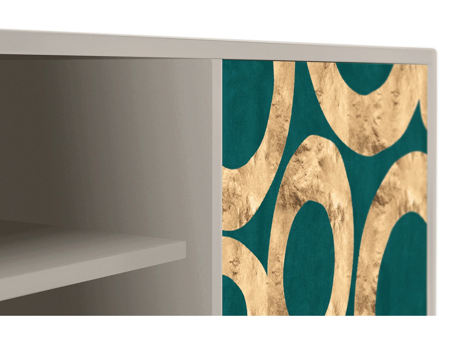 Mobile TV - 170х69х48 cm - T2 - Zircon Sphere, Sabbia