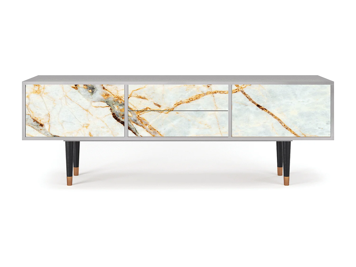 TV-meubel - 170х59х48 cm - T4 - Zandy Marble, Grijs