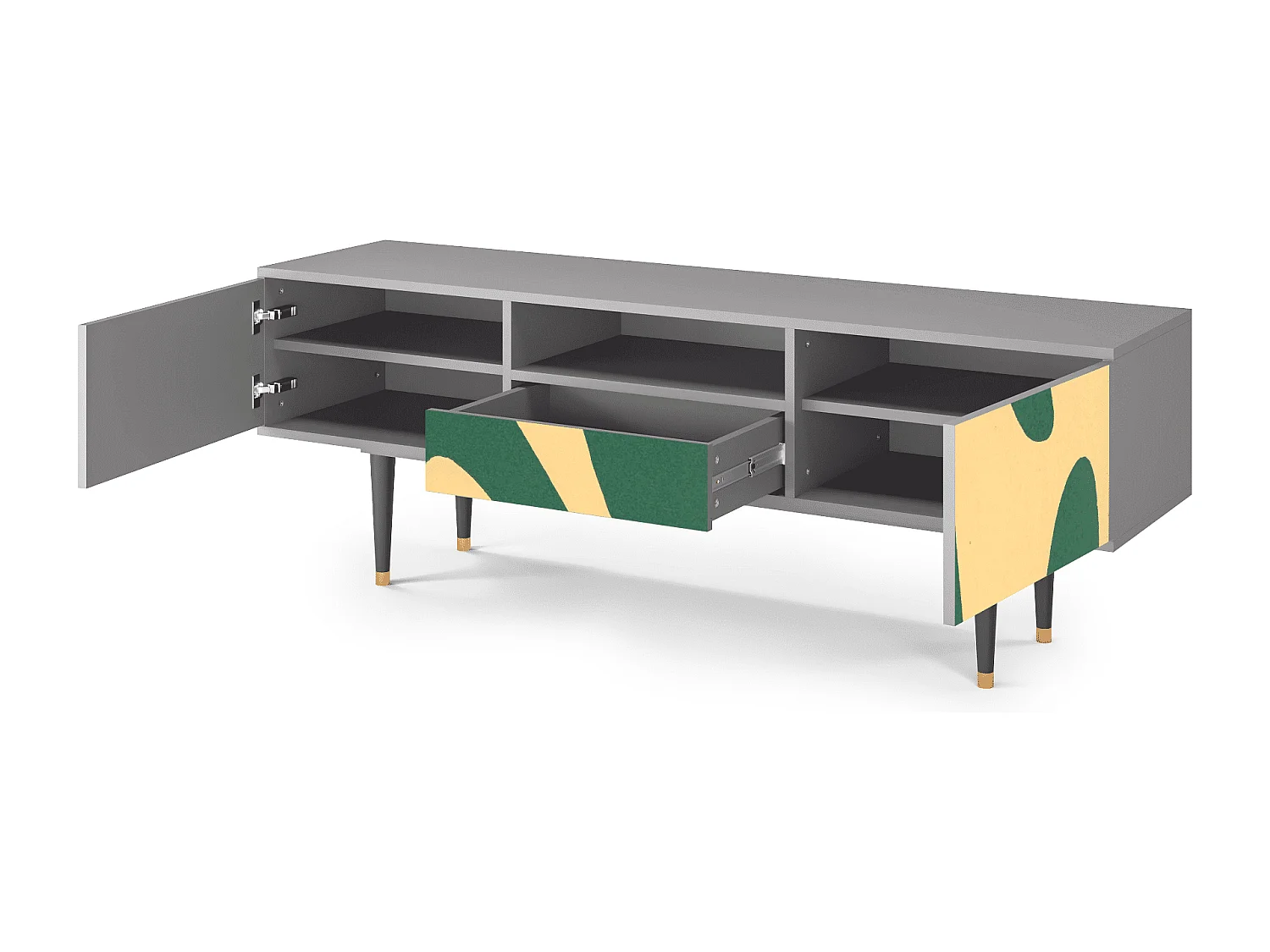 Meuble TV - 170х59х41 cm - T6 - Constellations by Arp, Gris