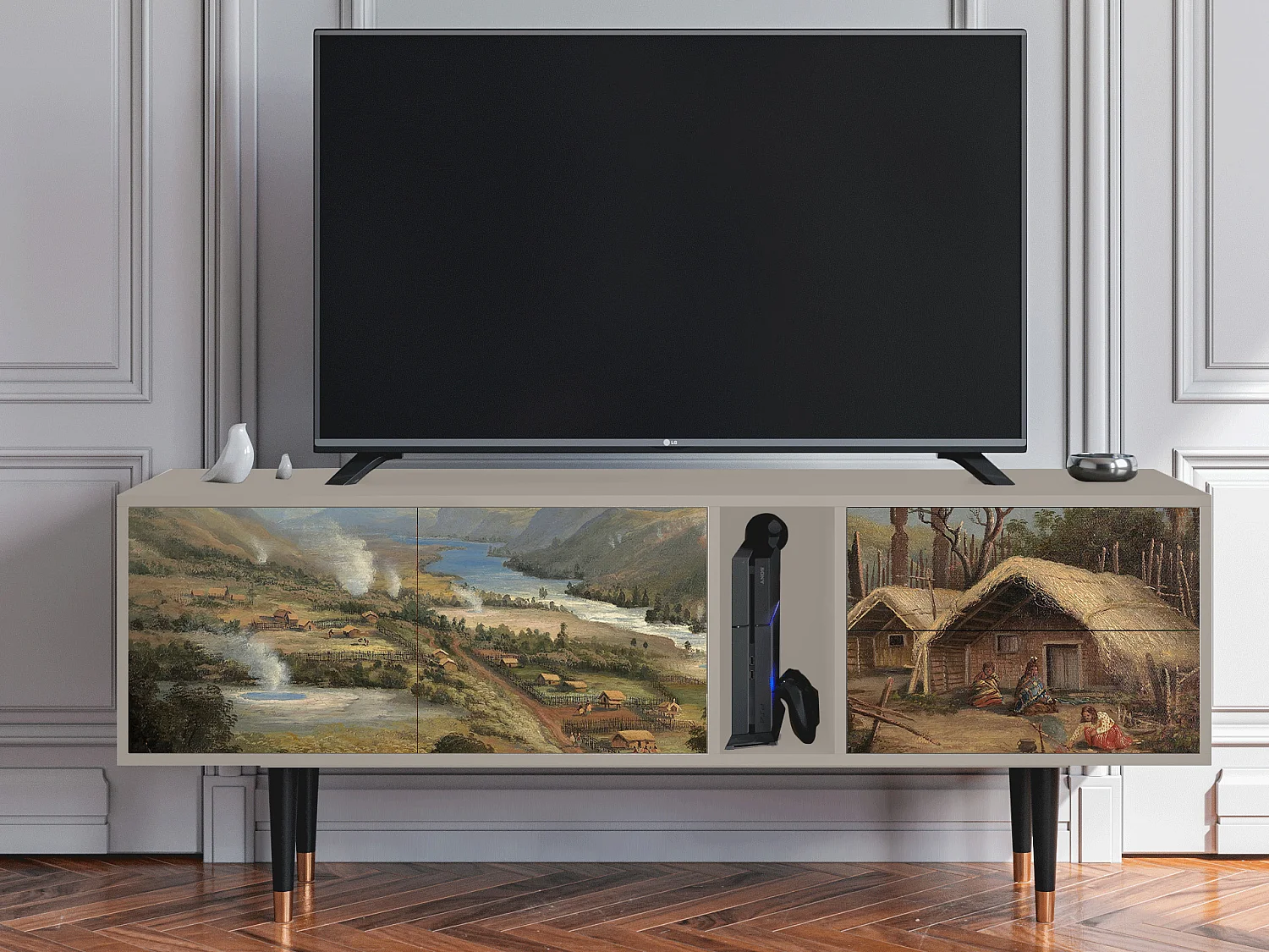 TV-Möbel - 170х69х48 cm - T1 - View Across the Plains , Sand