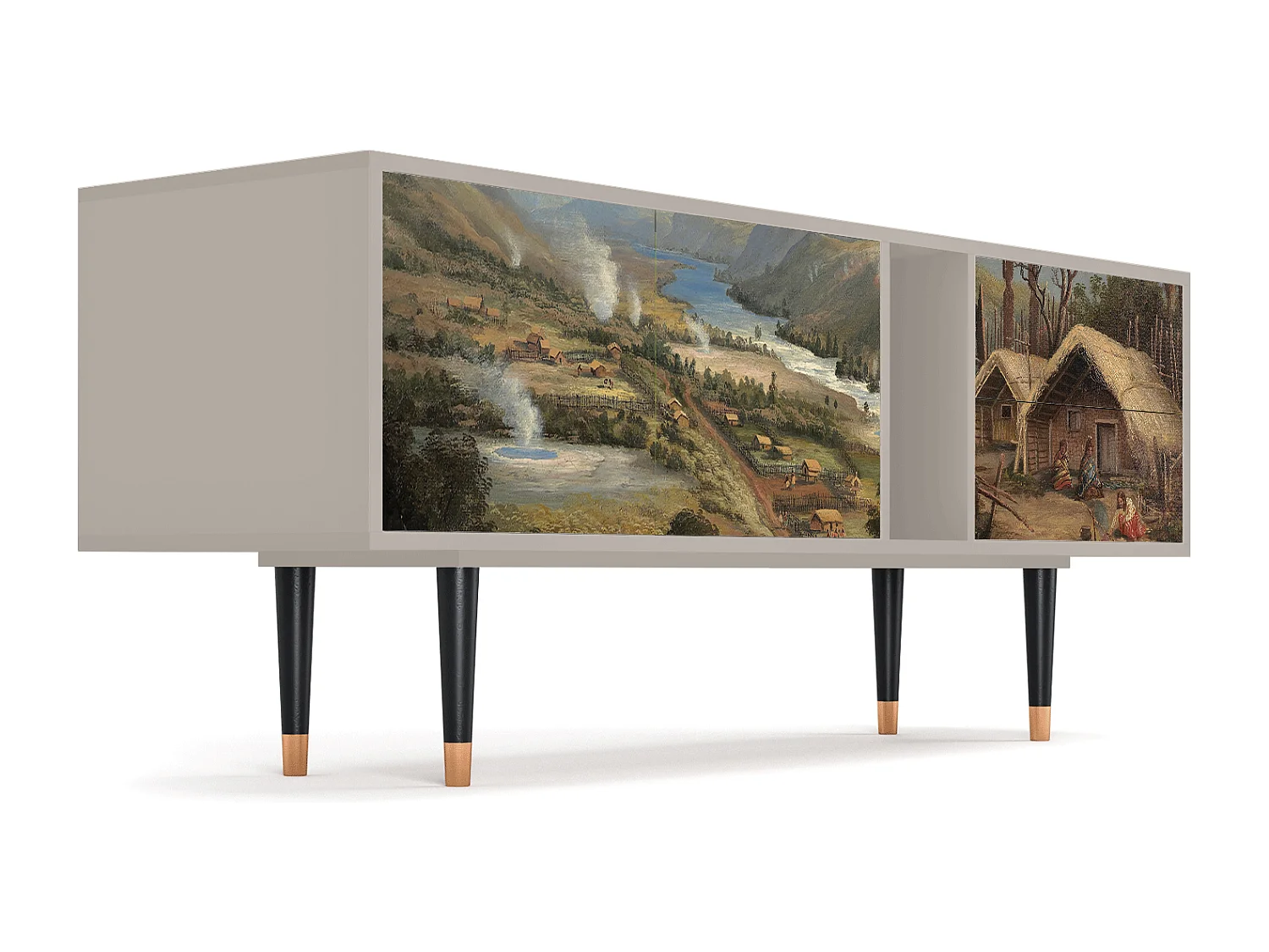 TV-Möbel - 170х69х48 cm - T1 - View Across the Plains , Sand
