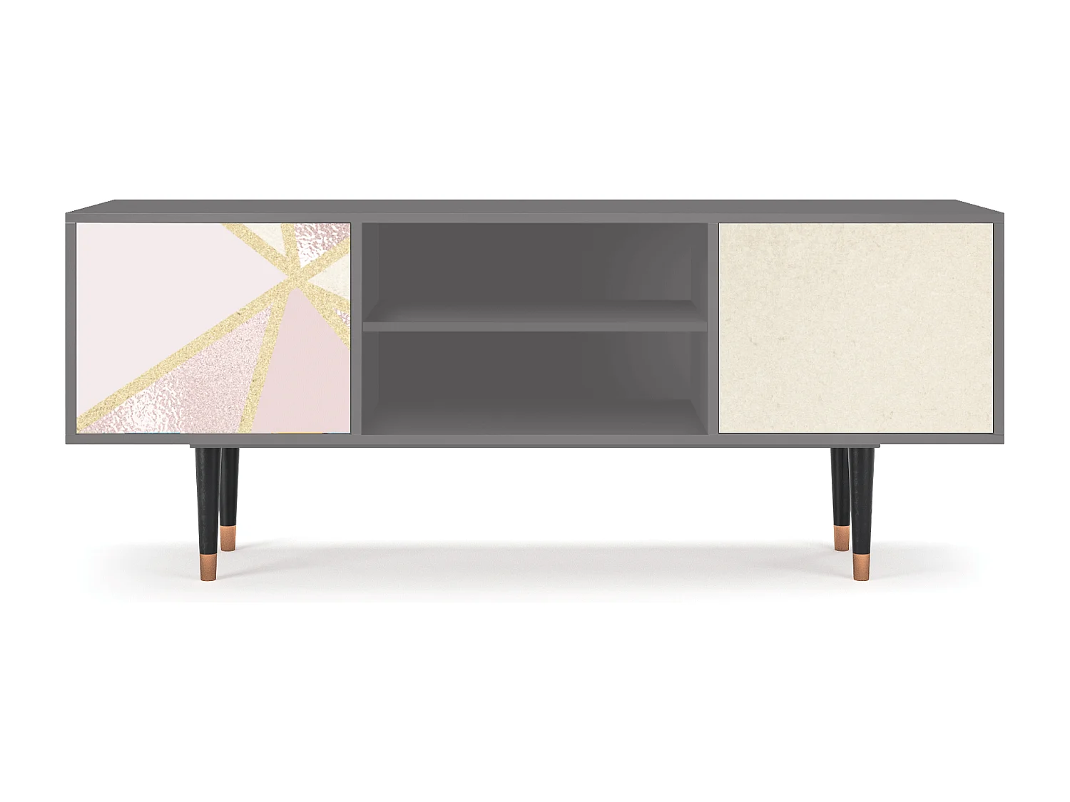 TV-Möbel - 170х69х48 cm - T2 - Cosmopolitan Diva, Grau