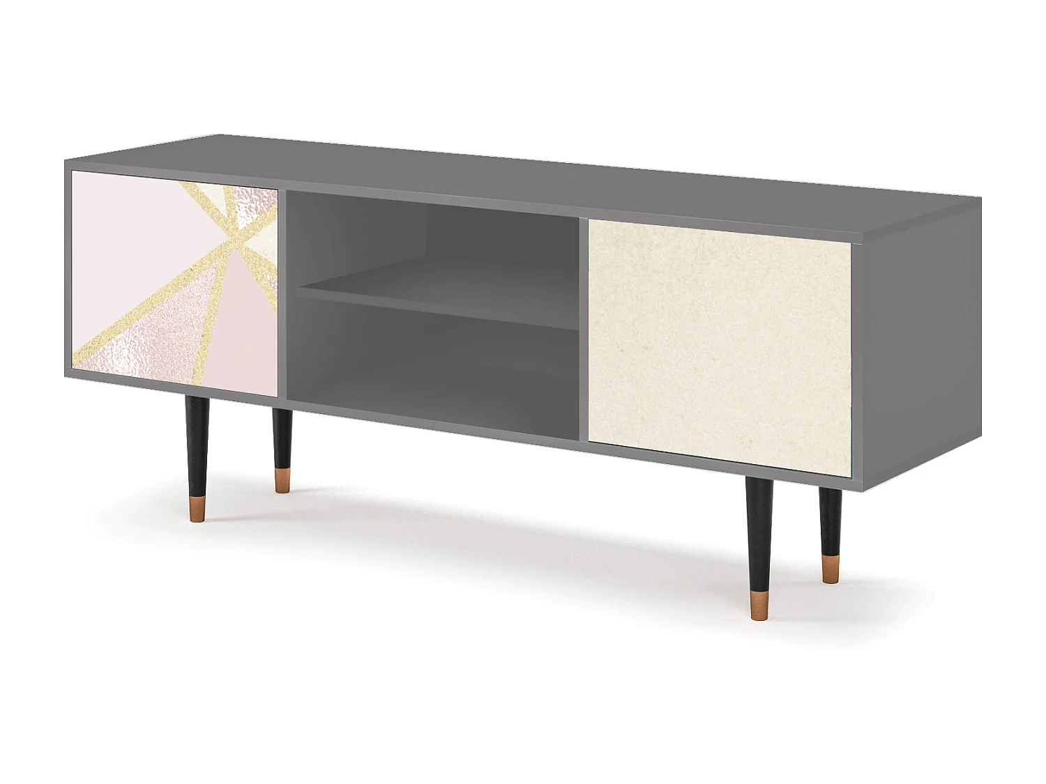 TV-Möbel - 170х69х48 cm - T2 - Cosmopolitan Diva, Grau